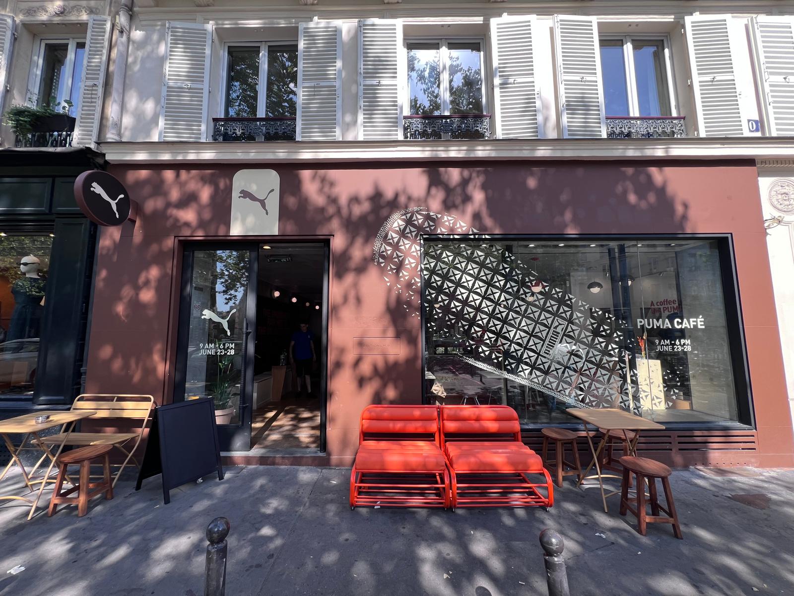 Boutique éphémère transformée le temps d'une opération